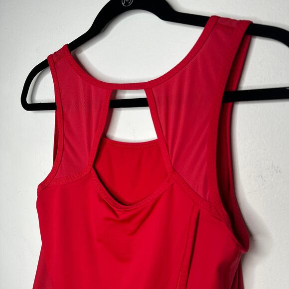 Lululemon Red Moisture Wicking Cut Out Run Speed Squad Tank - Picture 6 of 12